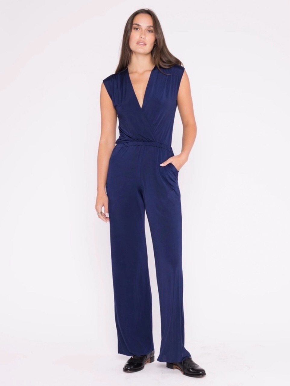 Ripley Rader | Women's Navy Jumpsuit ~ Classic New With Tags ~ Large